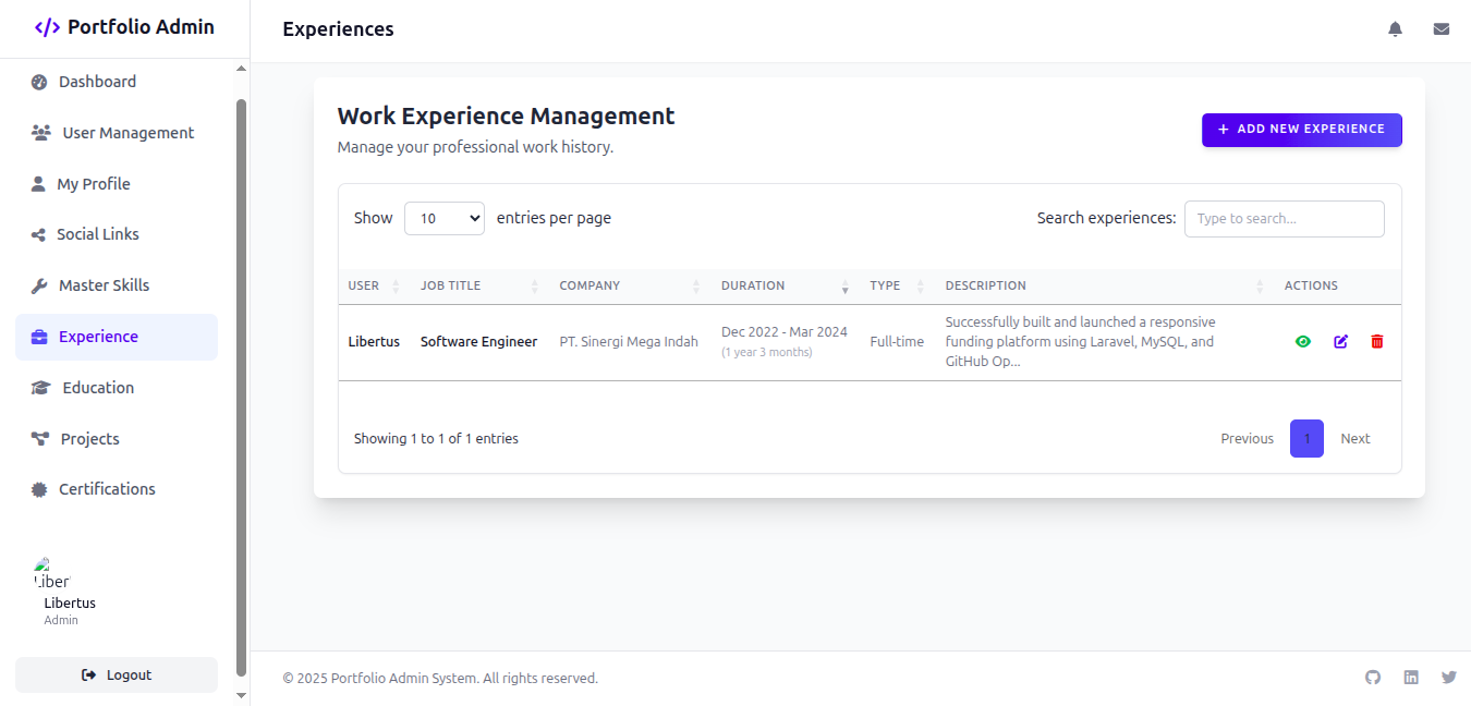 Interactive Personal Portfolio Website